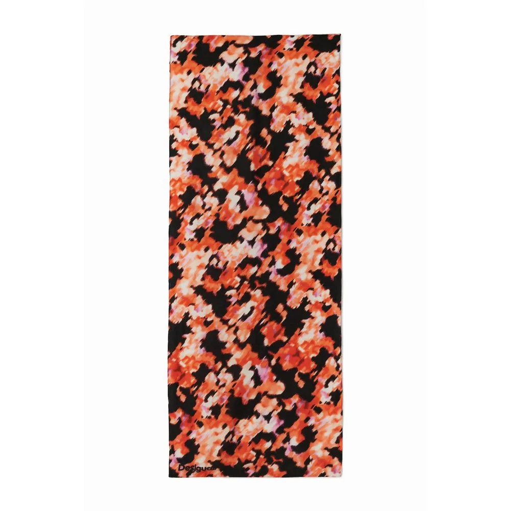 Desigual Women's Red Polyester Scarf