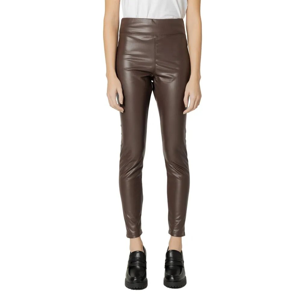 Street One Women's Brown Polyester Jeans & Pant