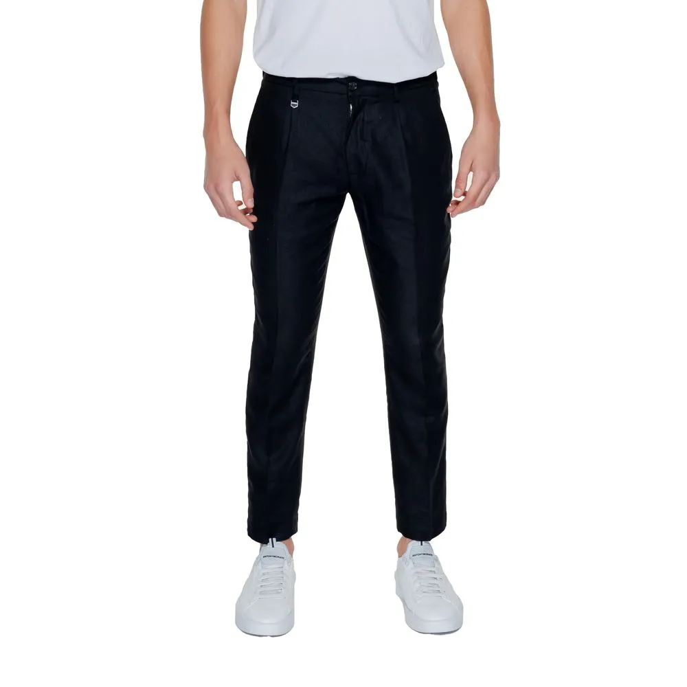 Antony Morato Men's Black Linen Jeans & Pant