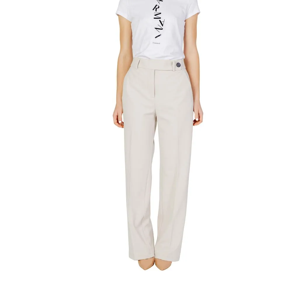 Only Women's Beige Polyester Jeans & Pant
