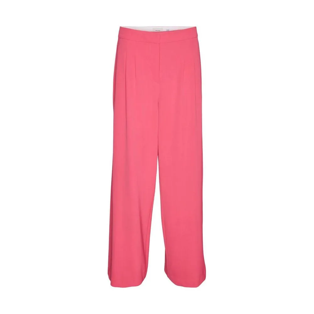 Vero Moda Women's Pink Polyester Jeans & Pant