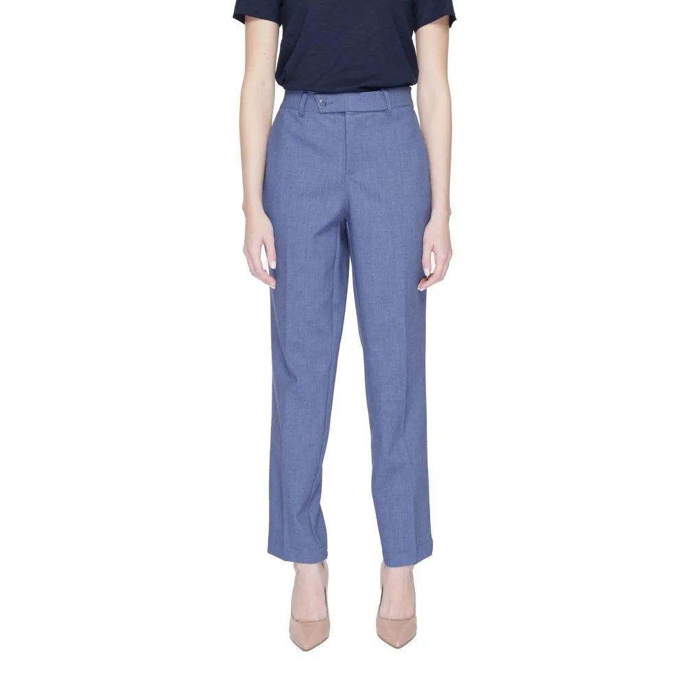 Street One Women's Blue Polyester Jeans & Pant