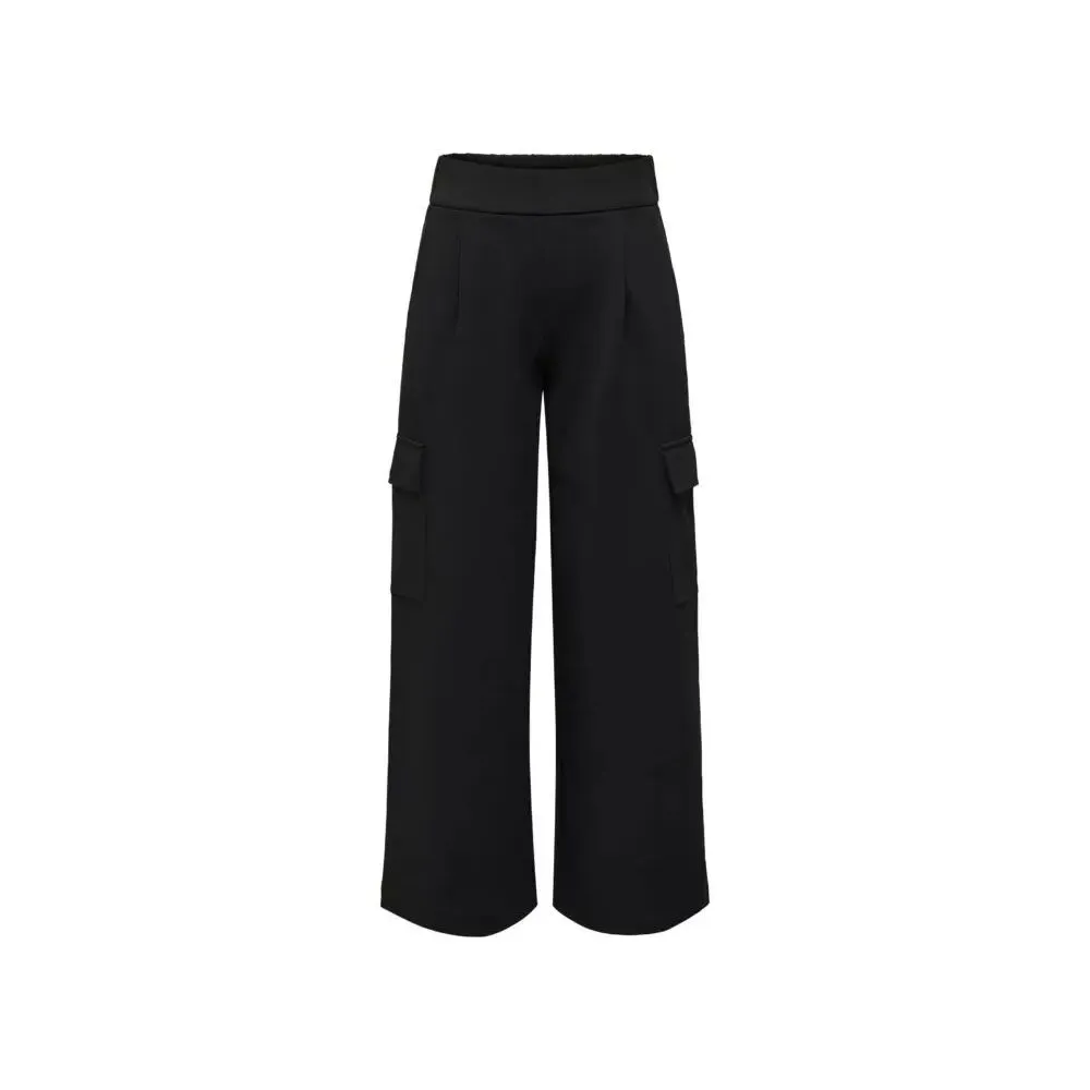 Jacqueline De Yong Women's Black Polyester Jeans & Pant