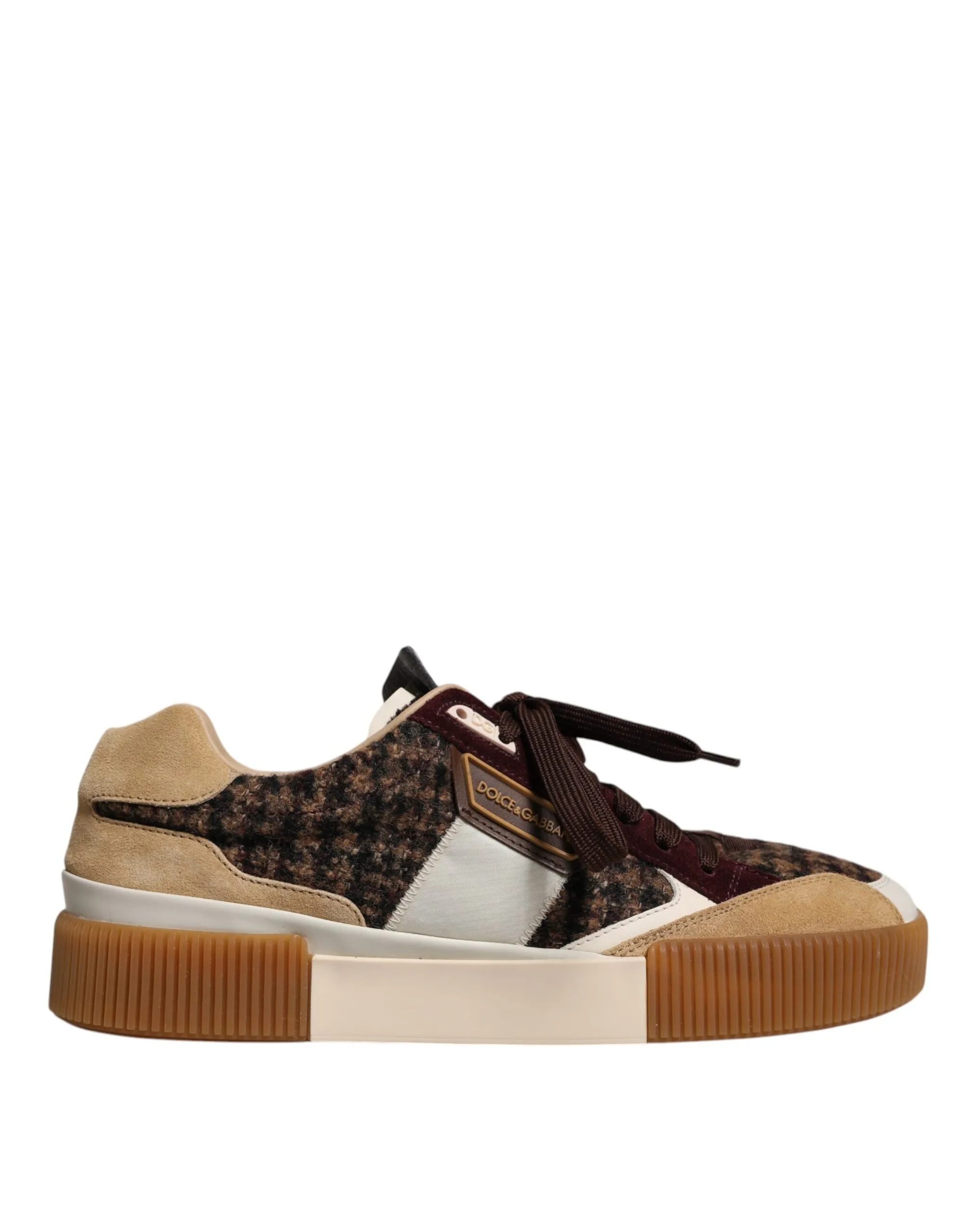 Dolce & Gabbana Men's Multicolor Miami Leather Low Top Sneakers Shoes