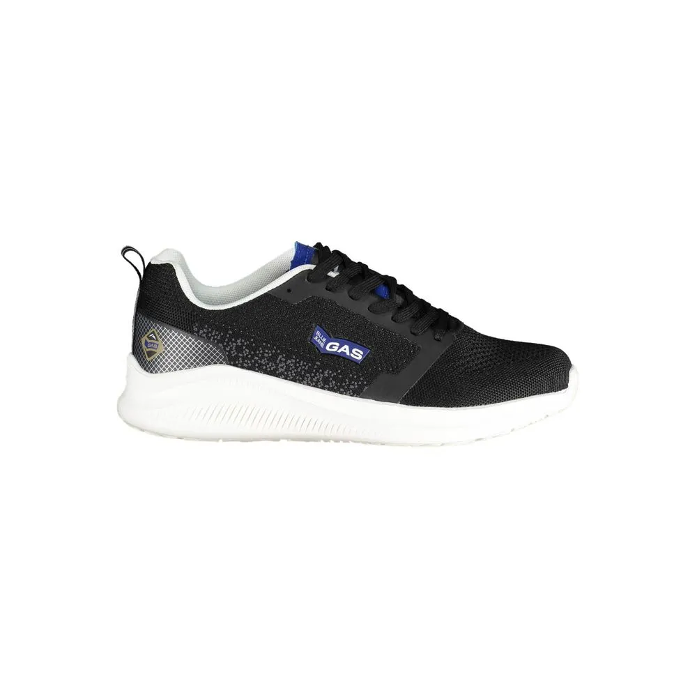 Gas Men's Black Polyester Sneaker