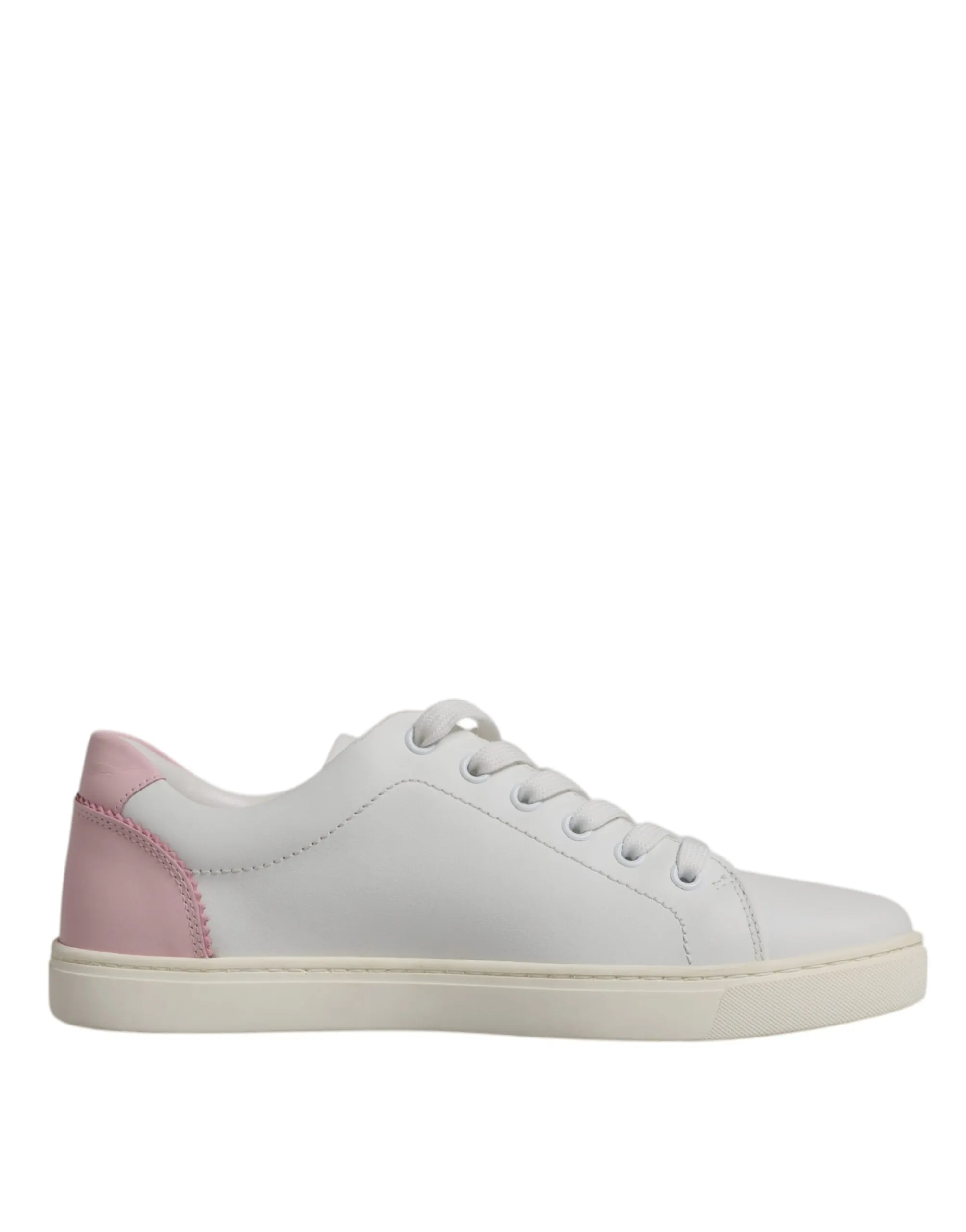 Dolce & Gabbana Women's White Classic Calf Leather Sneakers Shoes