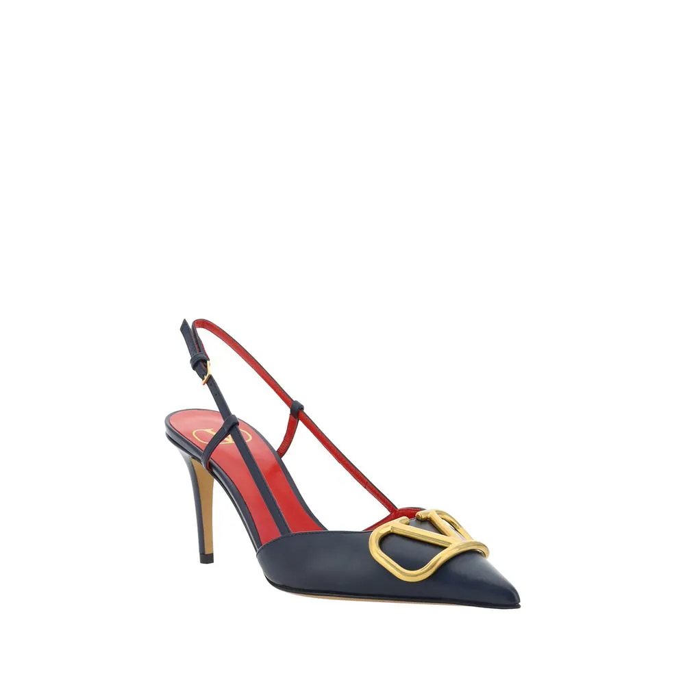 Valentino Garavani Women's Vlogo Pumps Slingback