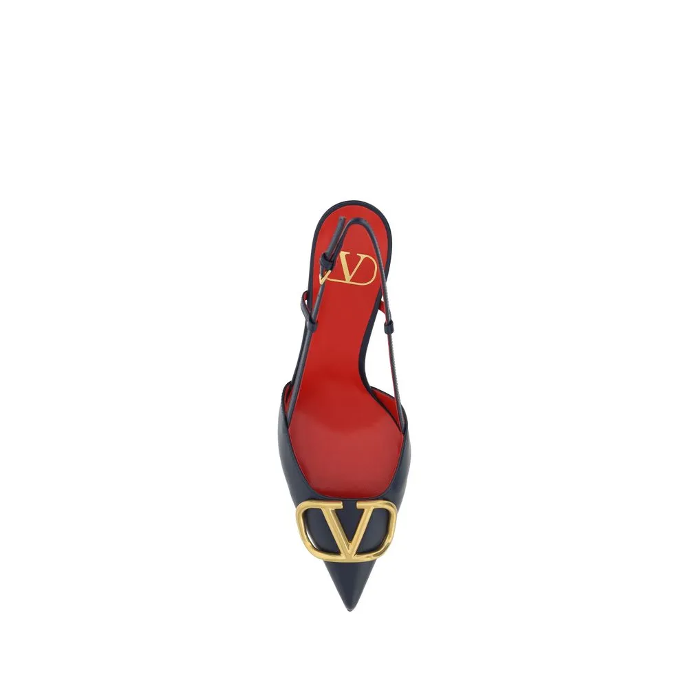 Valentino Garavani Women's Vlogo Pumps Slingback