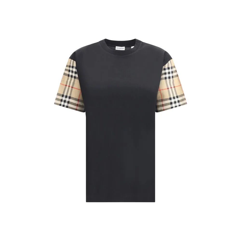 Burberry Women's Check Archive Sleeve T-shirt