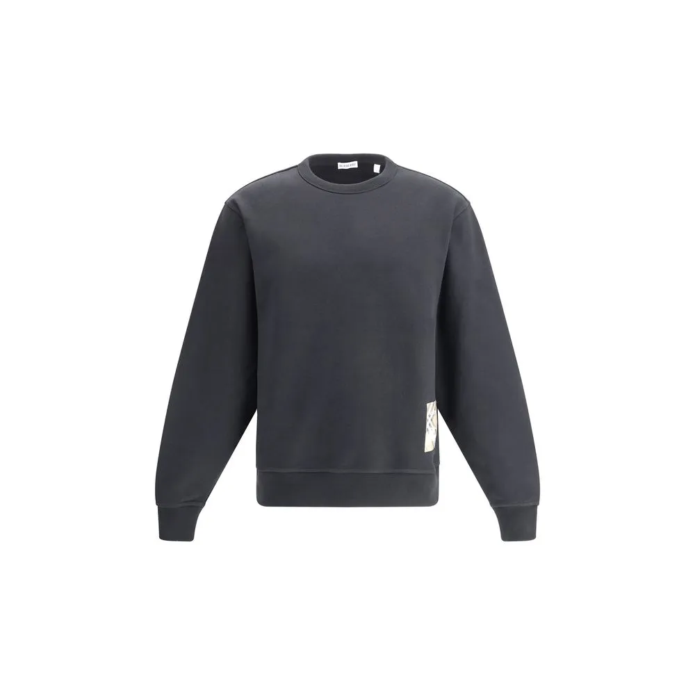 Burberry Men's Sweatshirt with logo patch