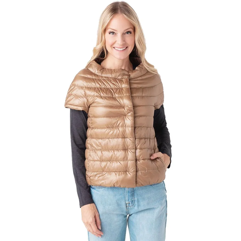 Herno Women's Beige Nylon Vest