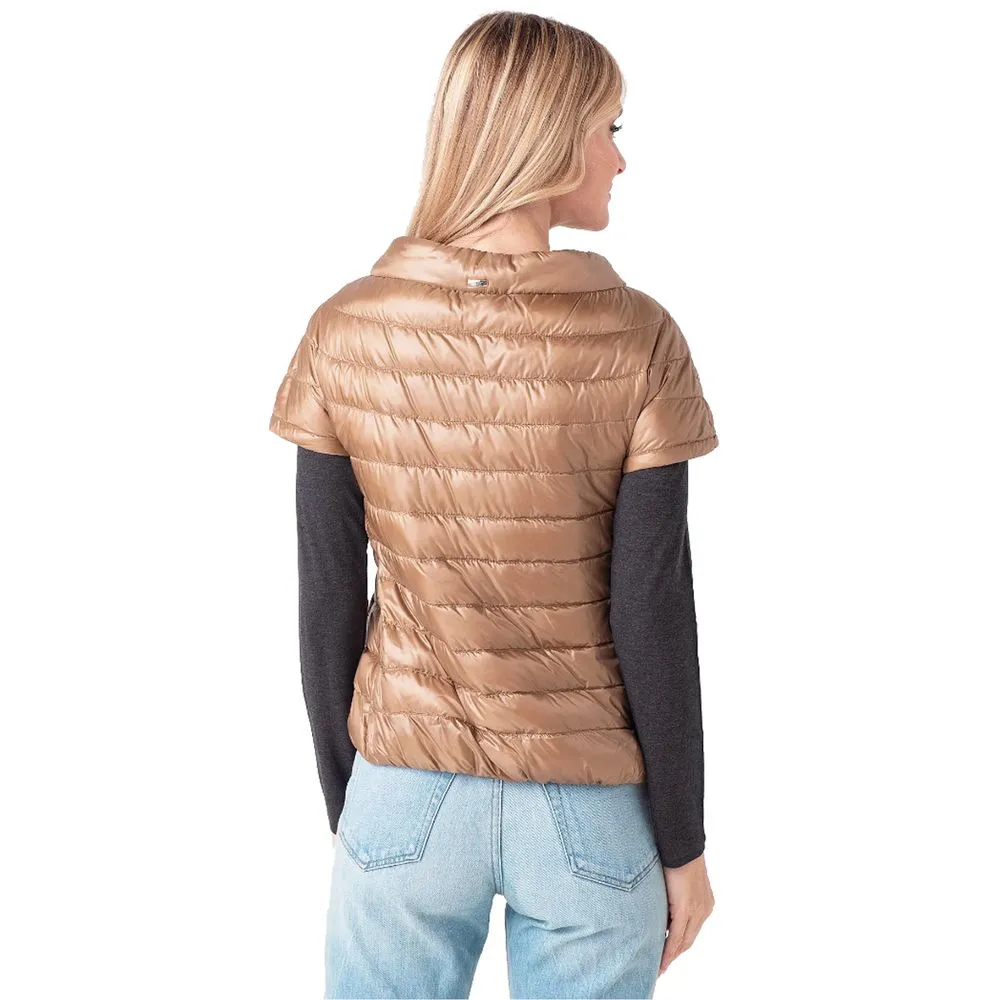 Herno Women's Beige Nylon Vest