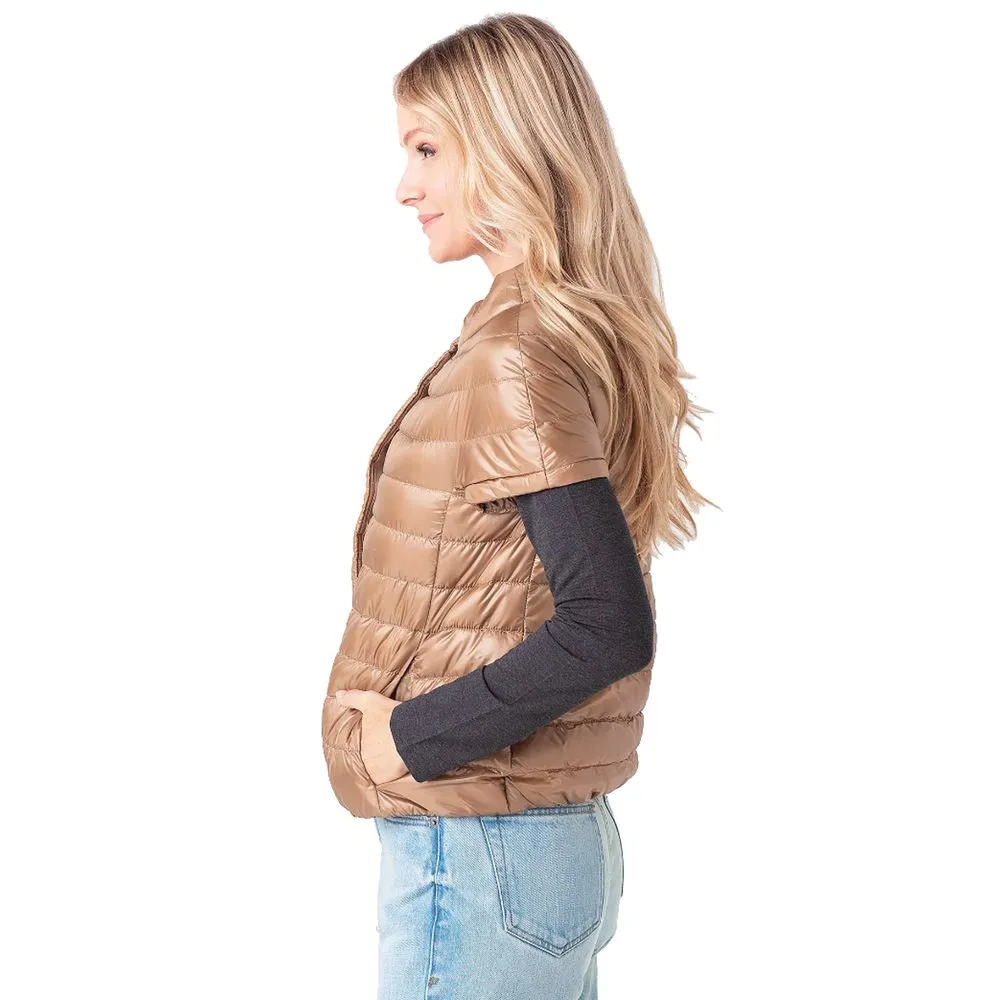 Herno Women's Beige Nylon Vest