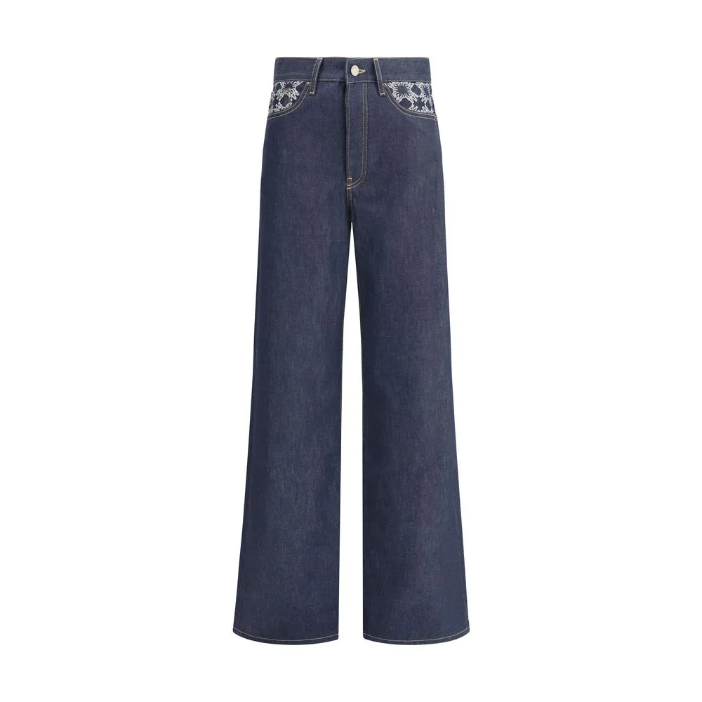 Amiri Women's wide leg Jeans