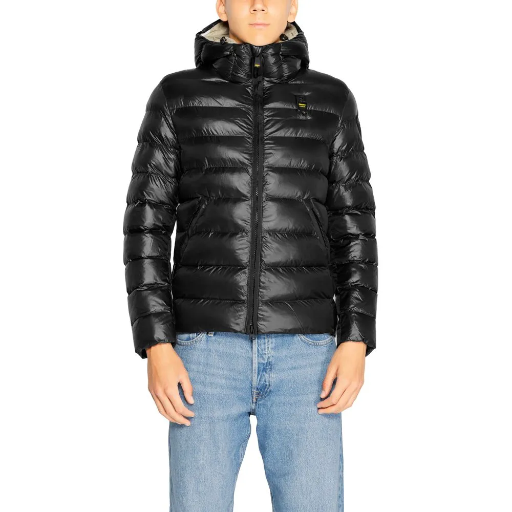 Blauer Men's Black Polyester Jacket