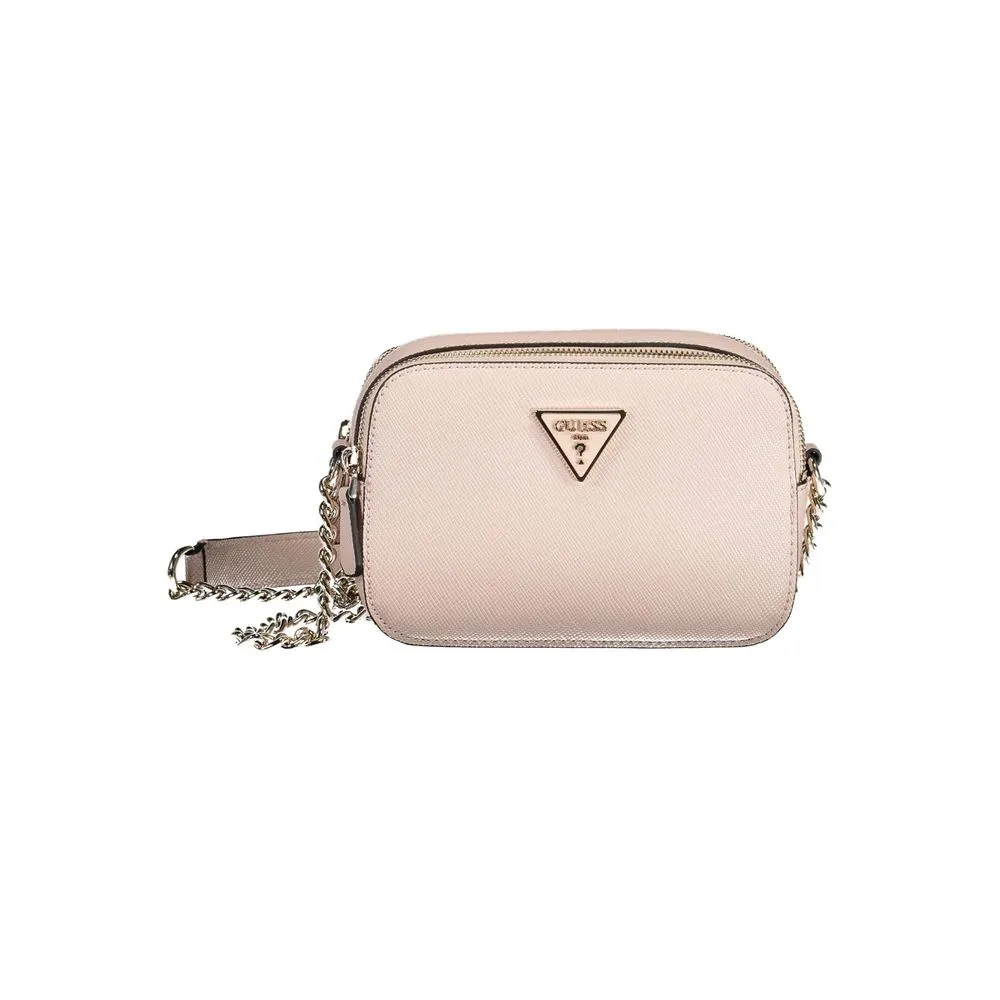 Guess Jeans Women's Pink Polyethylene Handbag