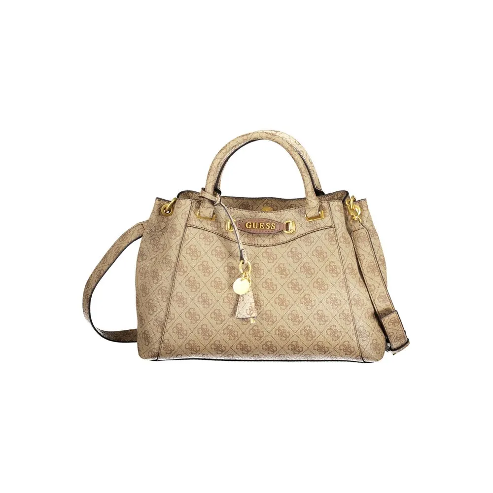 Guess Jeans Women's Beige Polyethylene Handbag