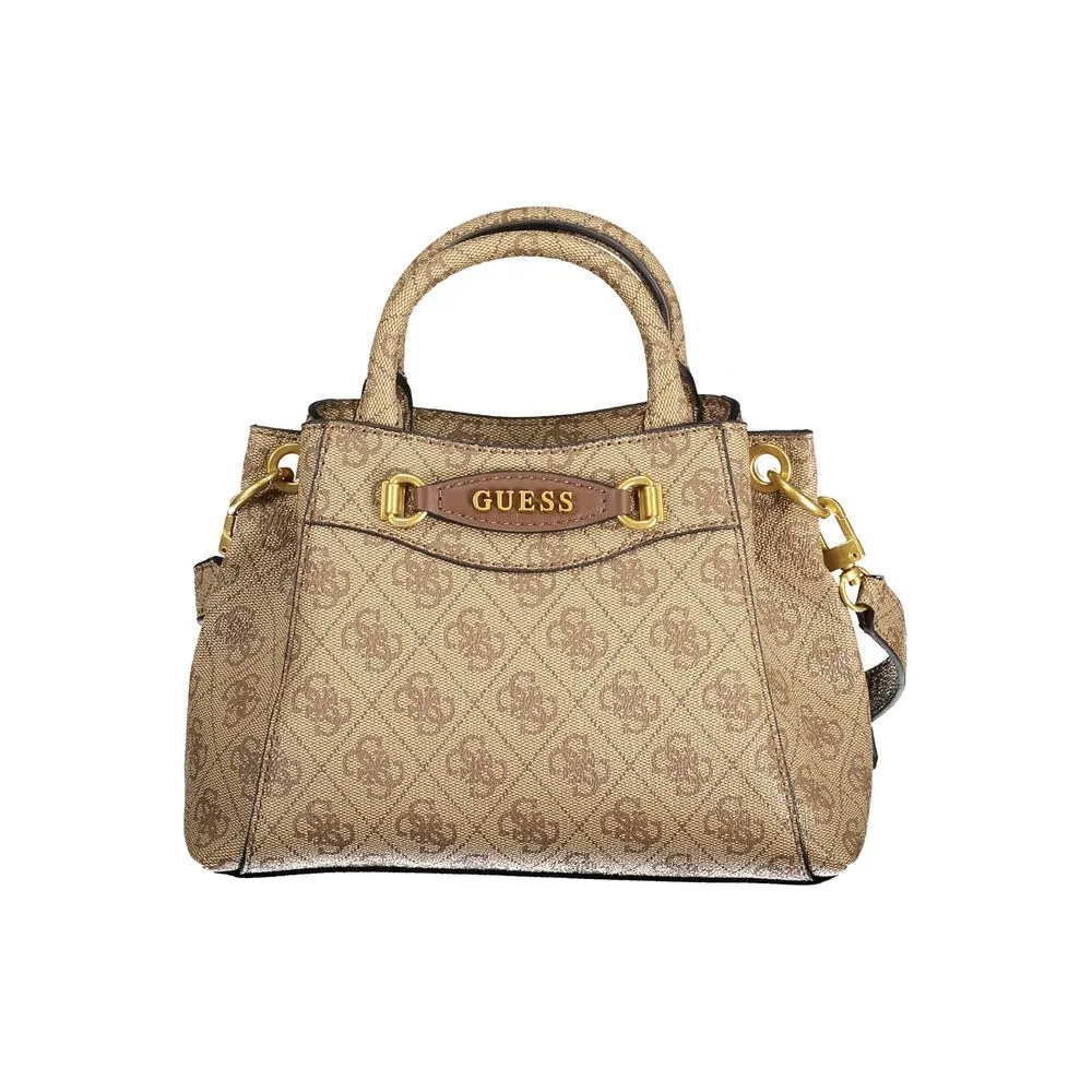 Guess Jeans Women's Beige Polyethylene Handbag
