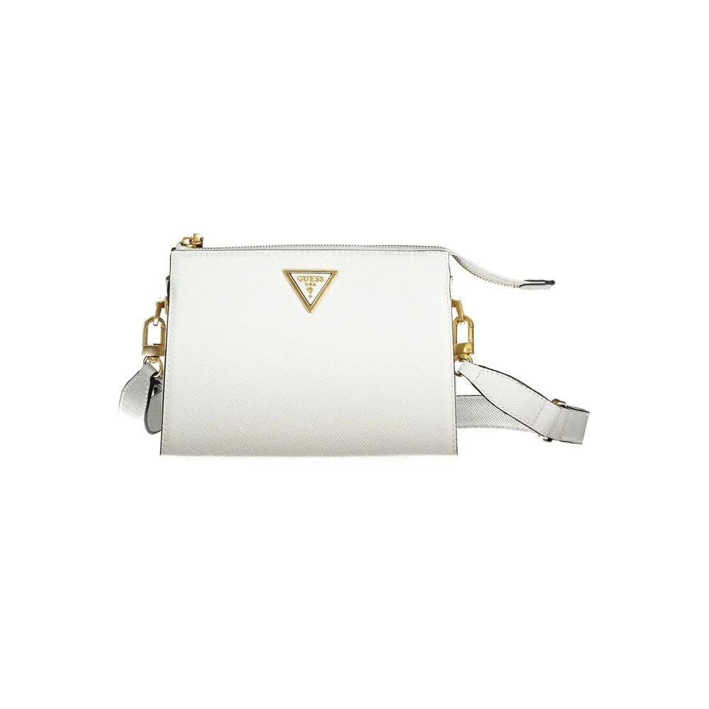 Guess Jeans Women's White Polyethylene Handbag