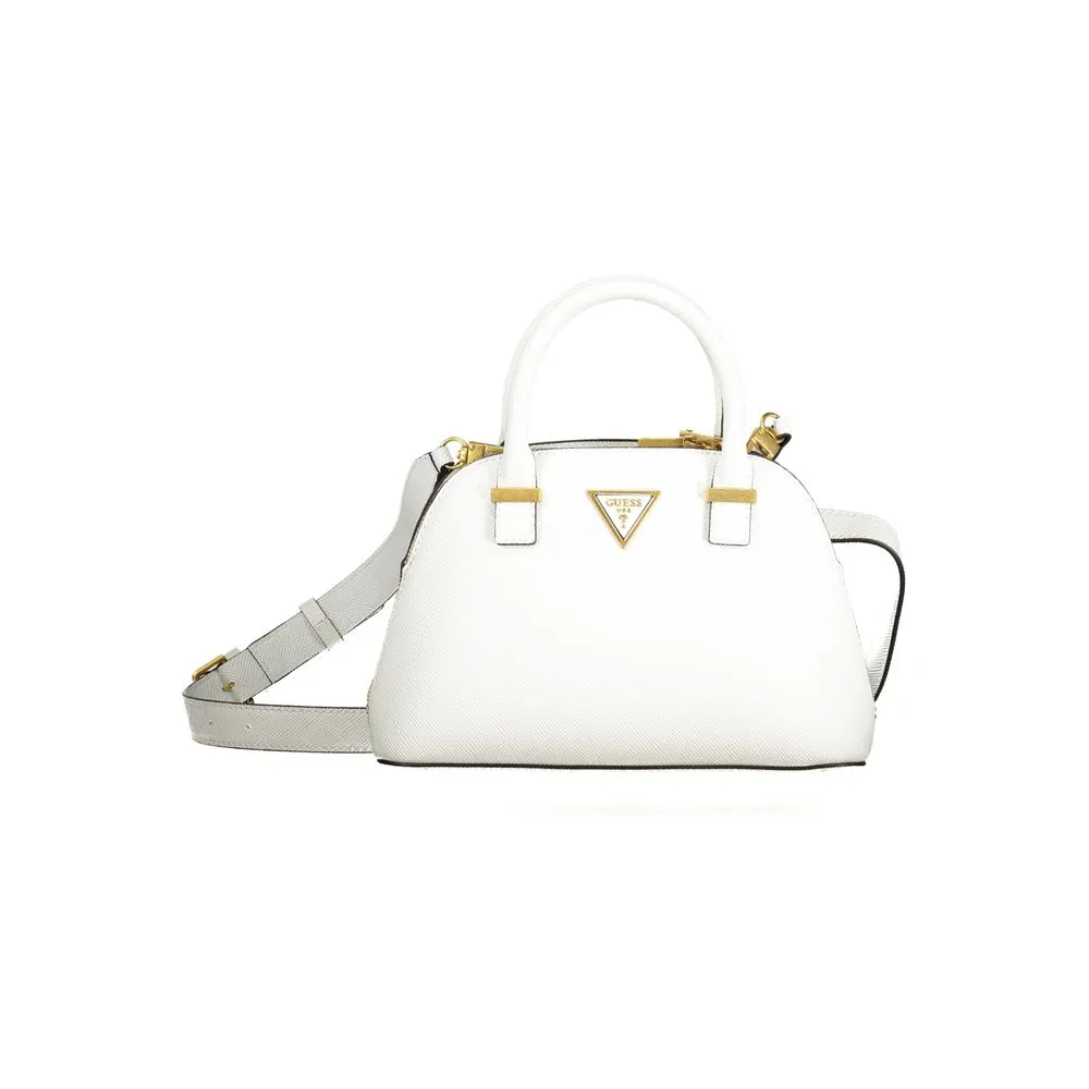 Guess Jeans Women's White Polyethylene Handbag
