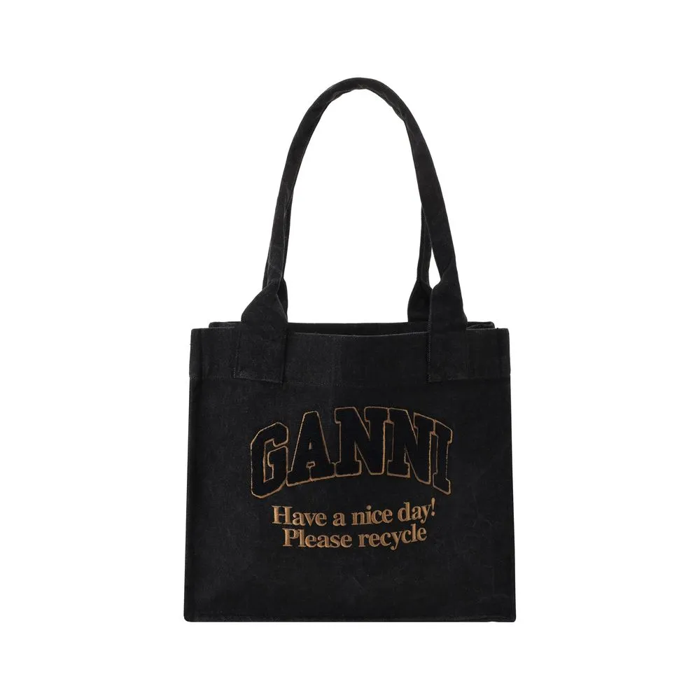 Ganni Women's Easy Large Tote Shoulder Bag
