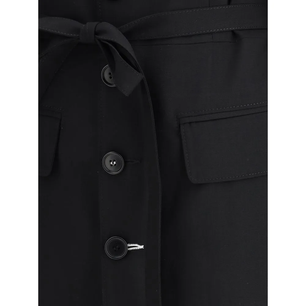 MM6 Women's Wool Trenchcoat