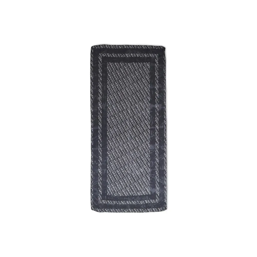 Armani Exchange Women's Blue Modal Scarf