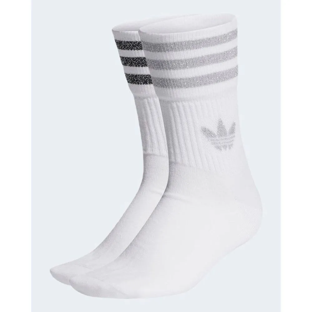 Adidas Men's White Cotton Sock