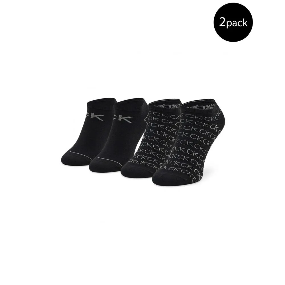 Calvin Klein Men's Black Cotton Sock