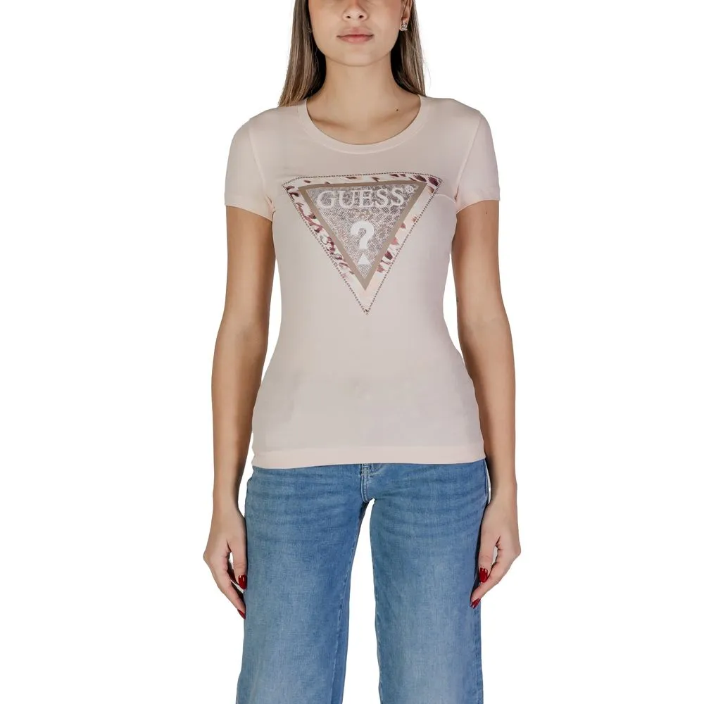 Guess Women's Multicolor Cotton Tops & T-Shirt