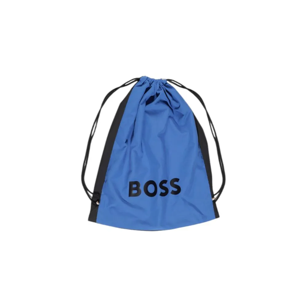 Hugo Boss Men's Blue Polyester Swimwear