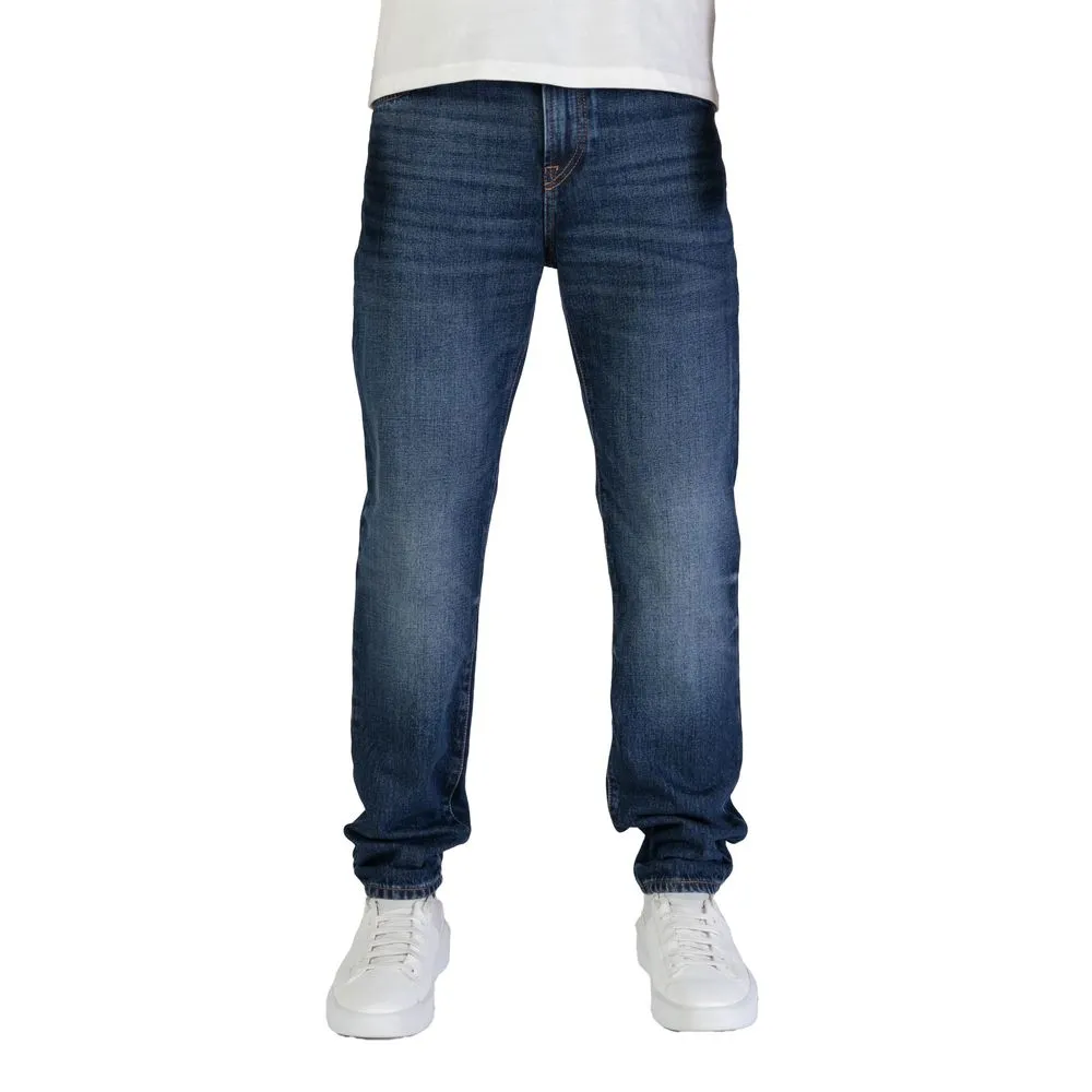 Hugo Boss Men's Blue Cotton Jeans & Pant