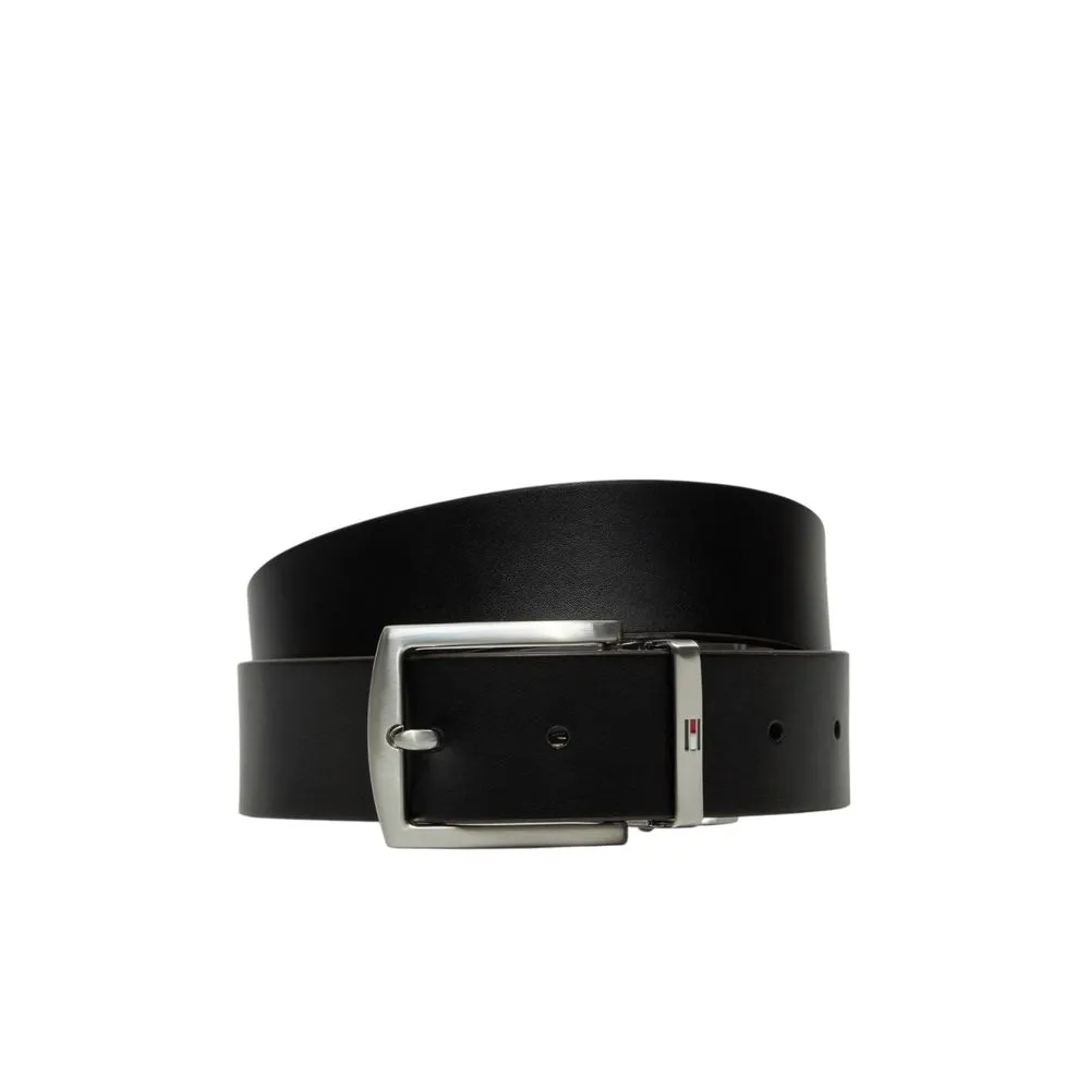 Tommy Hilfiger Men's Black Leather Belt