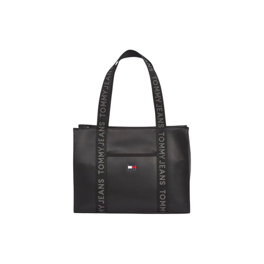 Tommy Hilfiger Women's Black Polyethylene Handbag