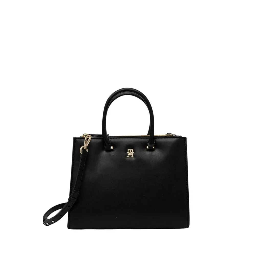 Tommy Hilfiger Women's Black Polyethylene Handbag