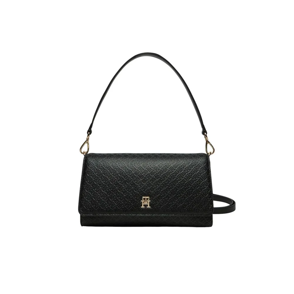 Tommy Hilfiger Women's Black Polyethylene Handbag