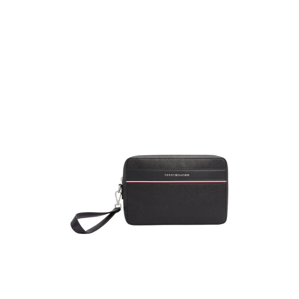 Tommy Hilfiger Men's Black Polyethylene Bag