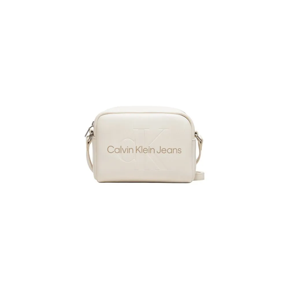 Calvin Klein Jeans Women's White Polyethylene Handbag
