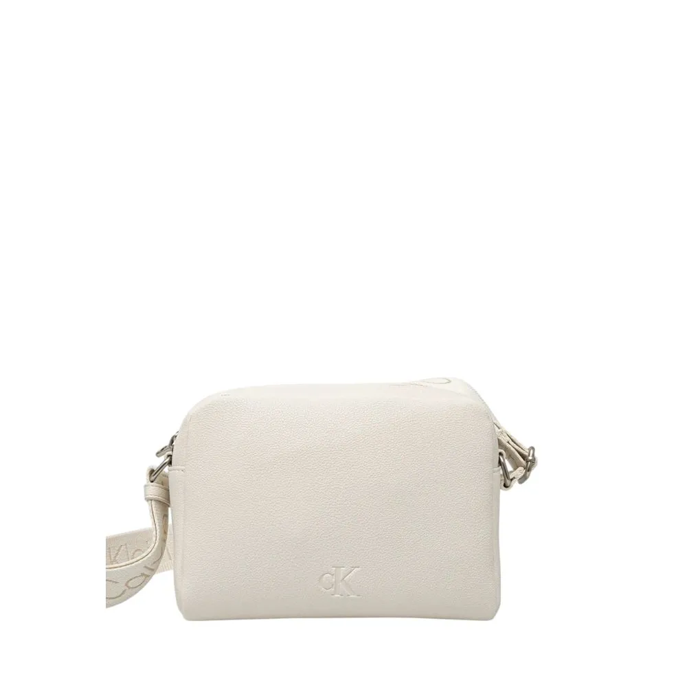 Calvin Klein Women's White Polyethylene Handbag
