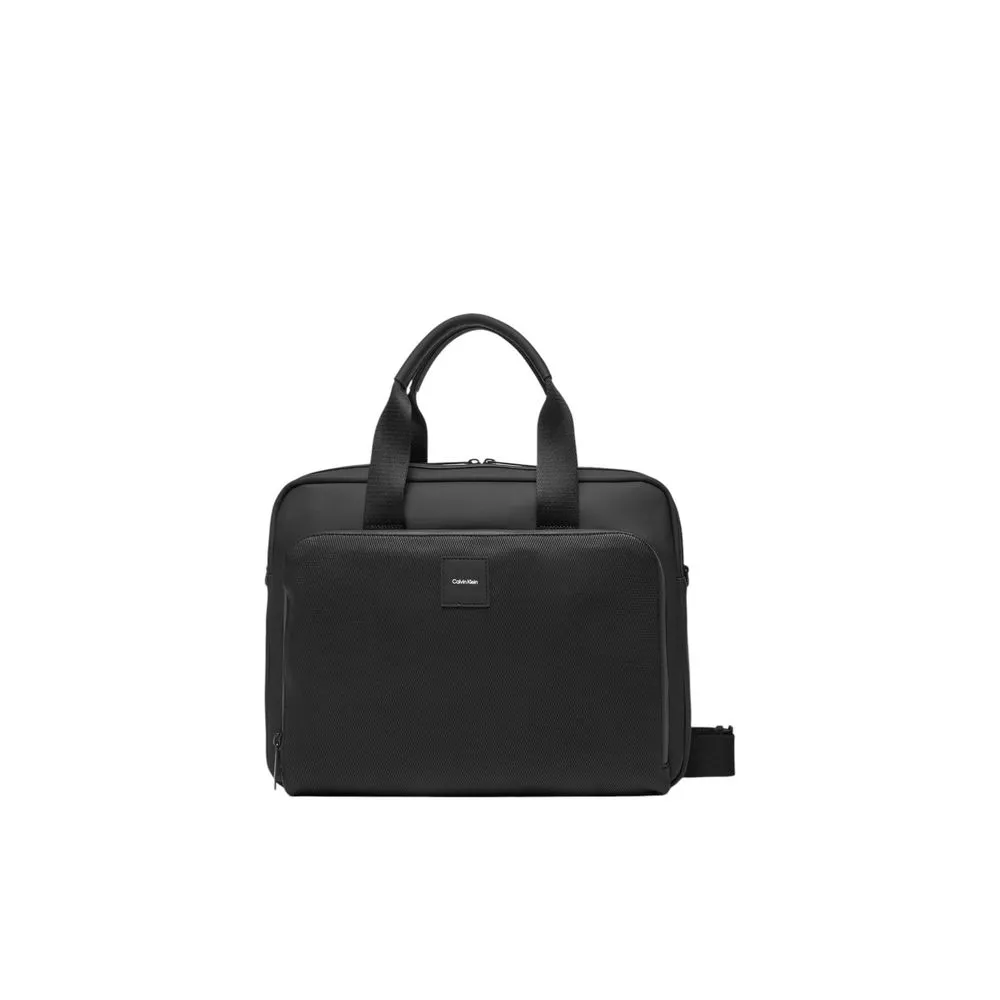 Calvin Klein Men's Black Polyethylene Bag