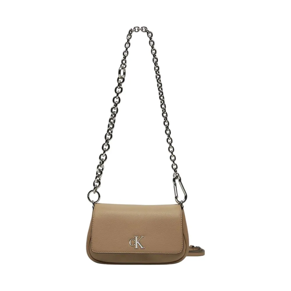 Calvin Klein Women's Beige Recycled Polyester Handbag