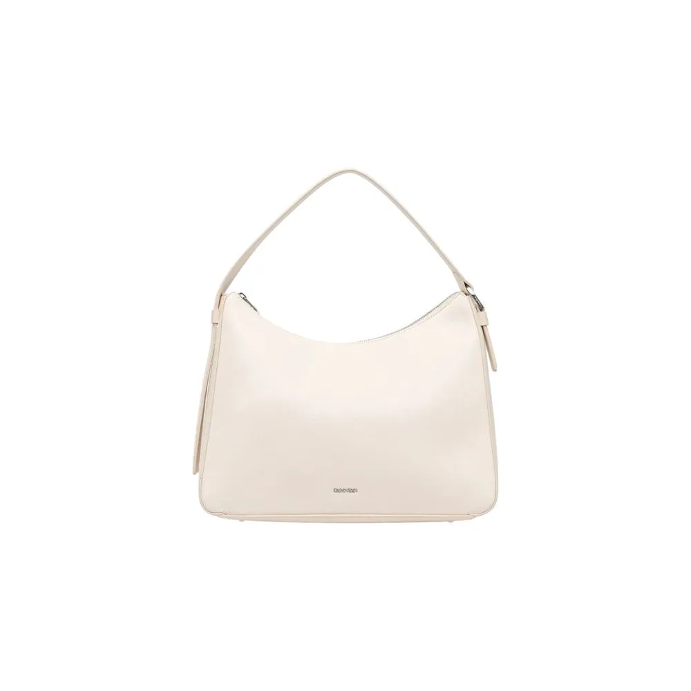 Calvin Klein Women's White Polyethylene Handbag