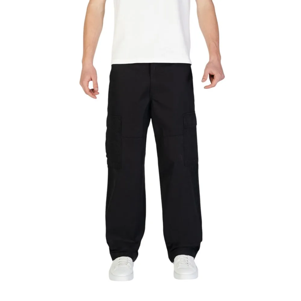 Jack Jones Men's Black Cotton Jeans & Pant