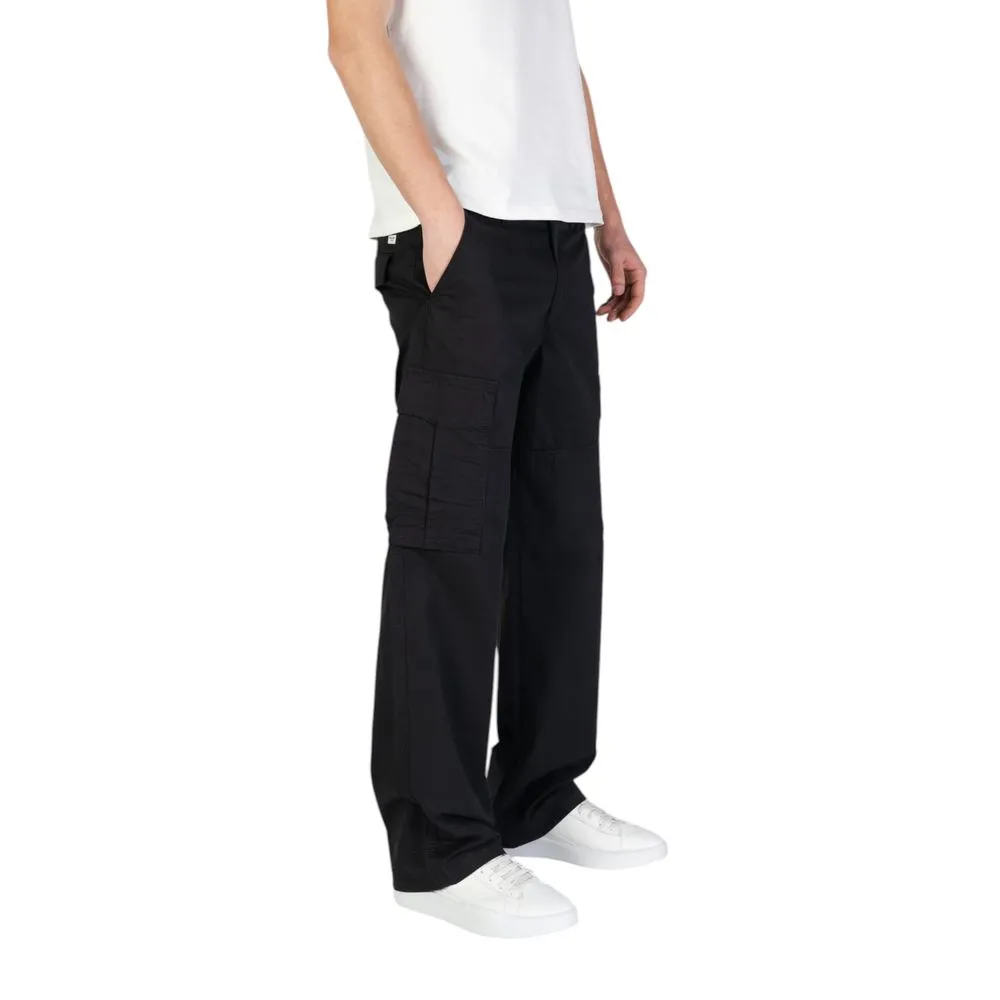 Jack Jones Men's Black Cotton Jeans & Pant