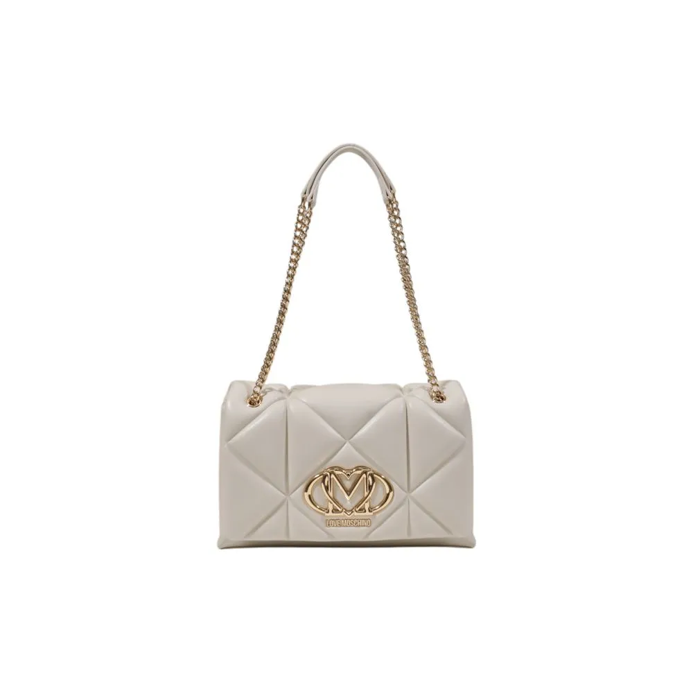 Love Moschino Women's Beige Polyethylene Handbag