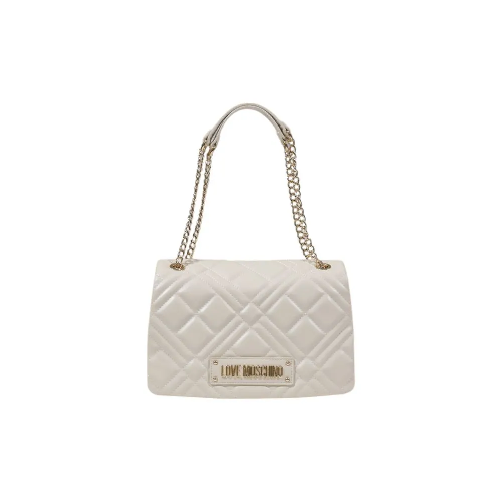 Love Moschino Women's Beige Polyethylene Handbag