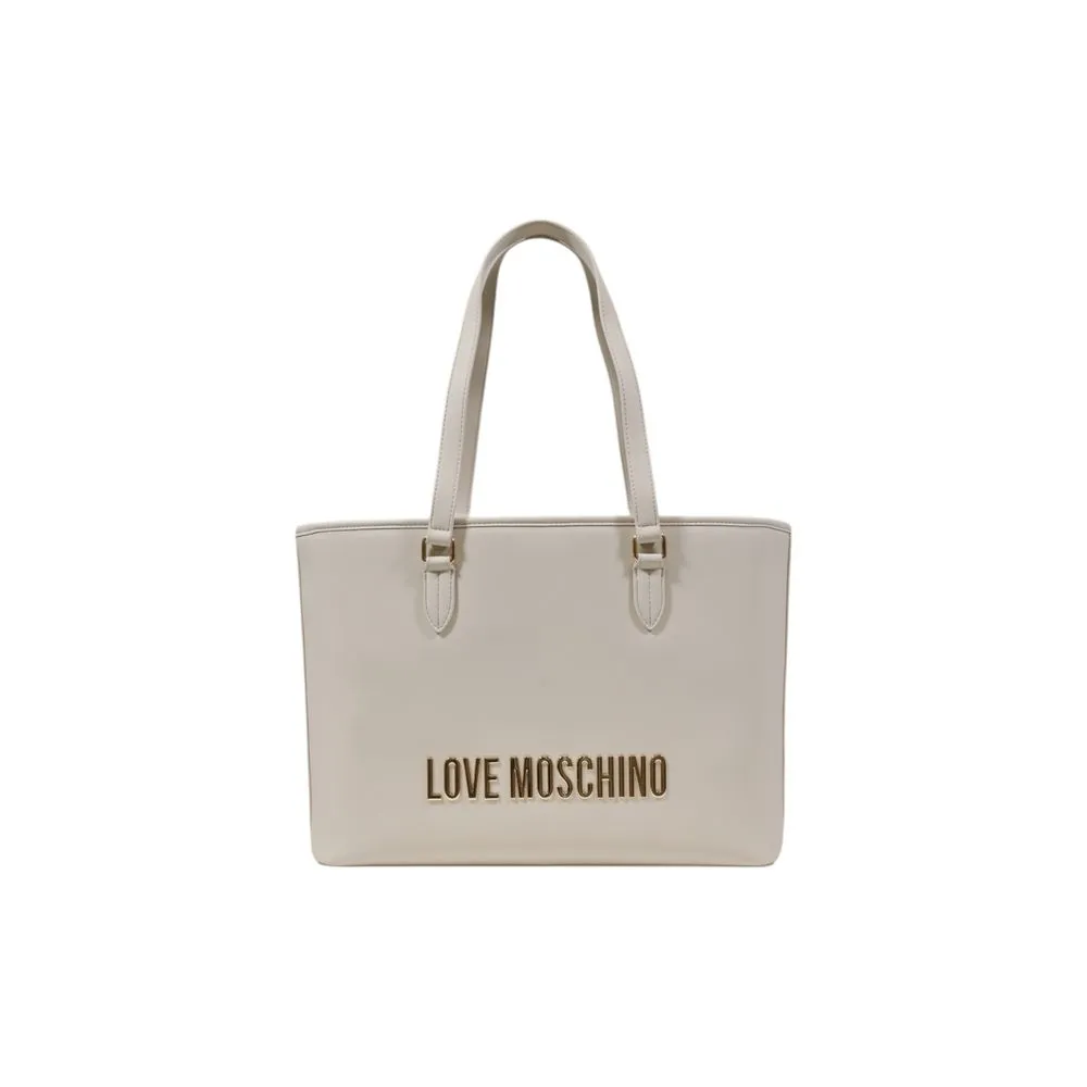 Love Moschino Women's Beige Polyethylene Handbag