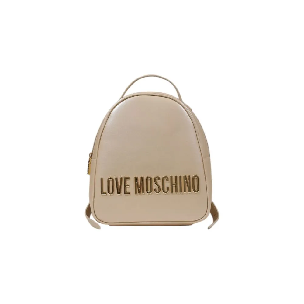 Love Moschino Women's Gold Polyethylene Backpack