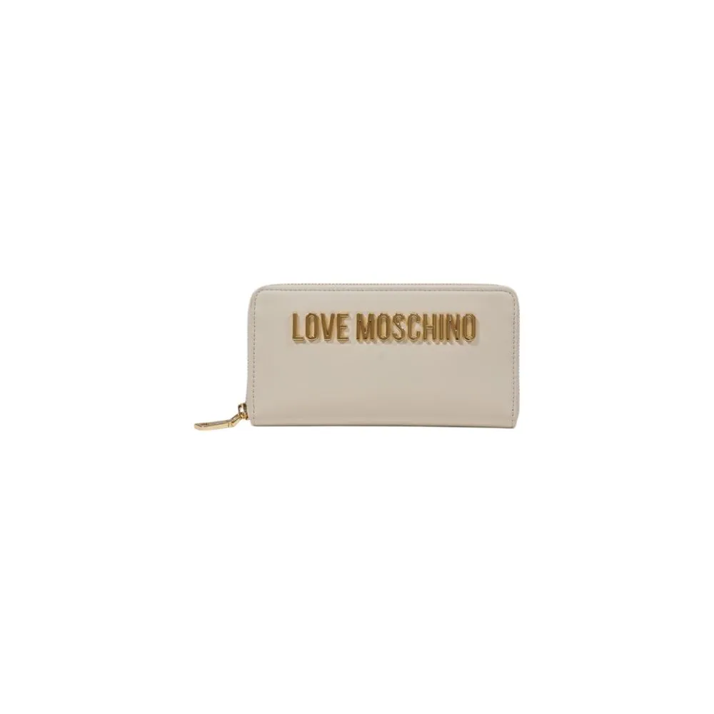 Love Moschino Men's Beige Polyethylene Wallet