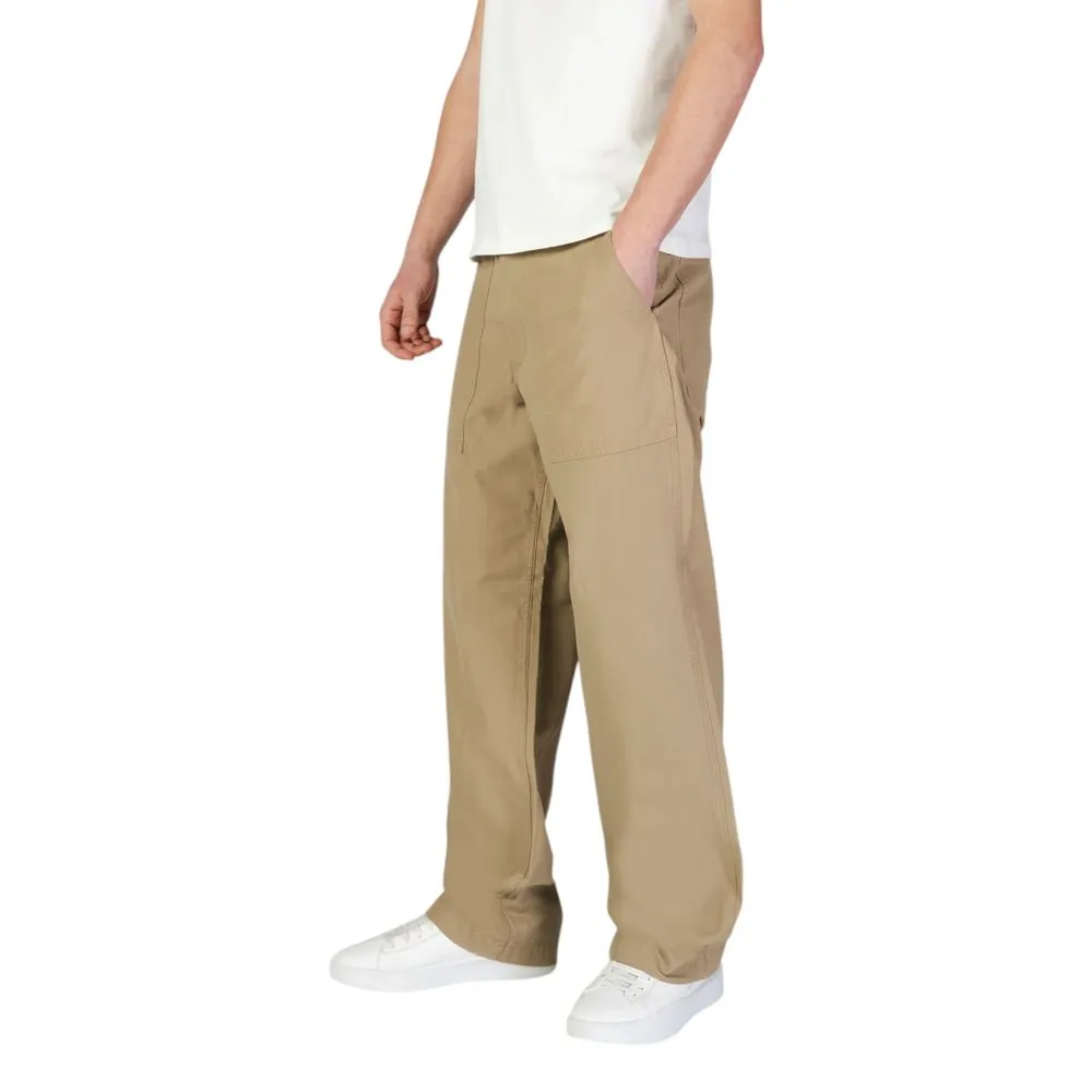 Jack Jones Men's Beige Cotton Jeans & Pant
